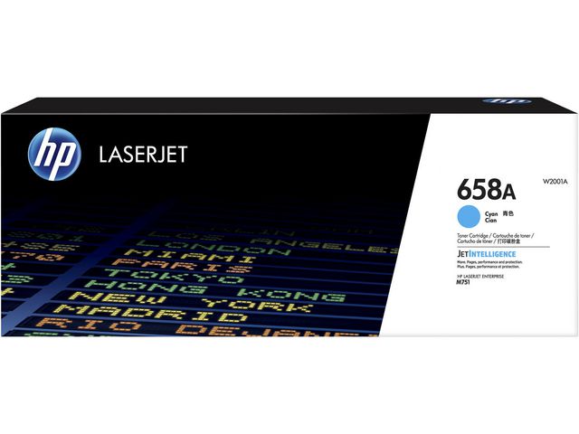 HP Toner W2001A 658A 6K Cyan, st