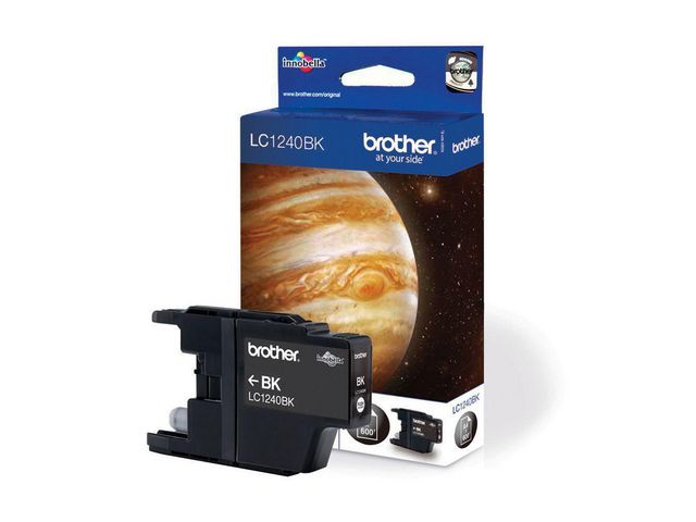 Brother Bläckpatron, LC1240 BK, LC-1240BK, Innobella™, svart, singelförpackning, st
