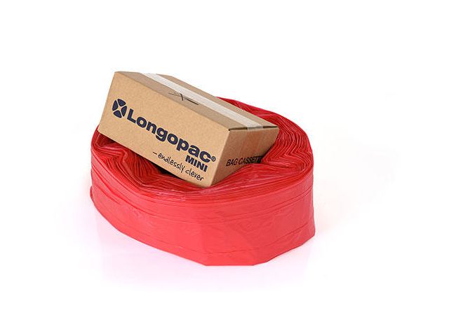 LONGOPAC Kassett Mini strong 45m röd, st