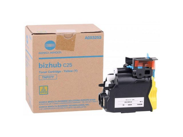 Konica Minolta Toner, TNP-27Y, gul, A0X5253, st