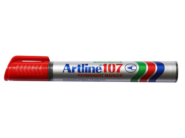 Artline Märkpenna Rund 107 röd, st