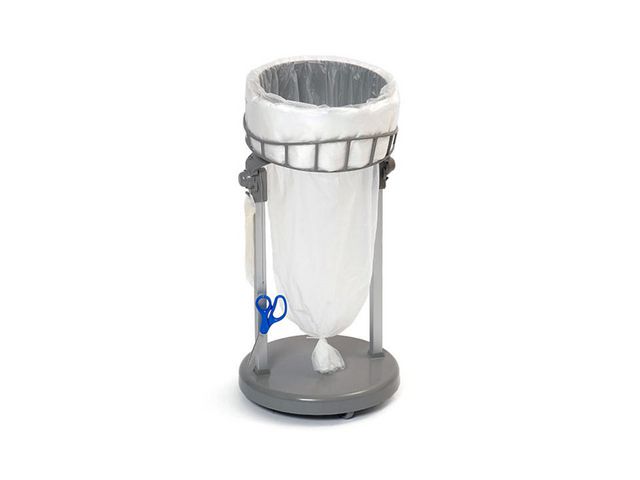 LONGOPAC Säcksystem golvställ Stand Classic Mini grå, st