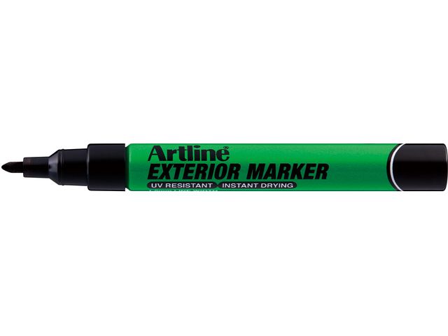 Artline Märkpenna exterior UV-säker svart, st