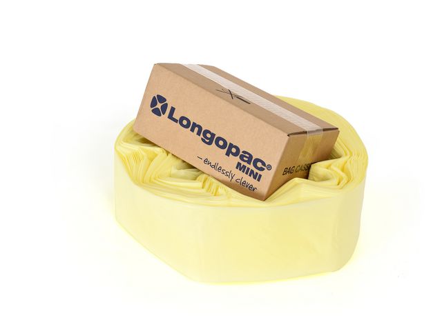 LONGOPAC Kassett Mini Standard 60m gul, rulle om 60 m