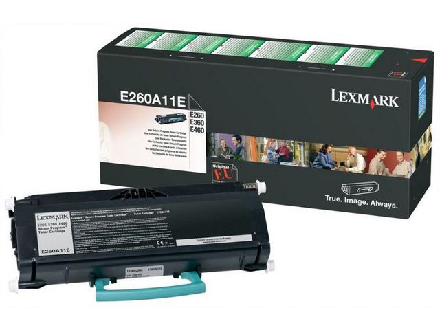 Lexmark Toner E260A11E, svart, singelförpackning, st