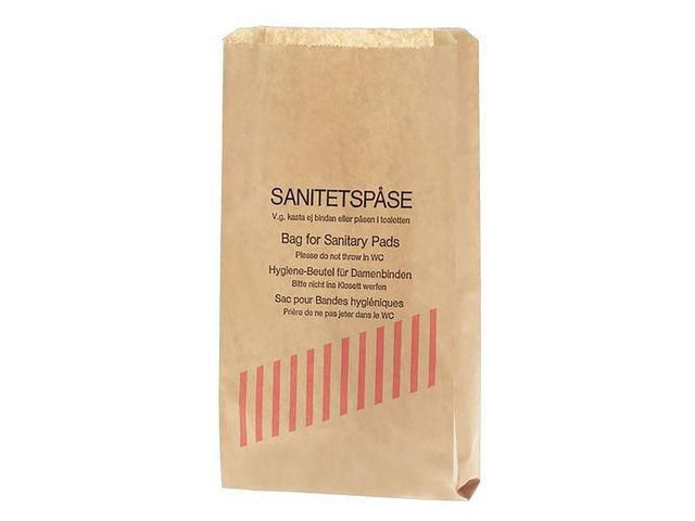 Sanitetspåse Papper 1000/FP, fp om 1000 st