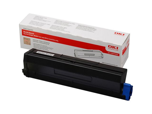 OKI Toner, singelförpackning, svart, 43979202, st