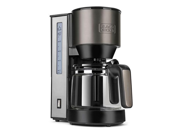 Black & Decker Kaffebryggare 870W rostfritt stål, st