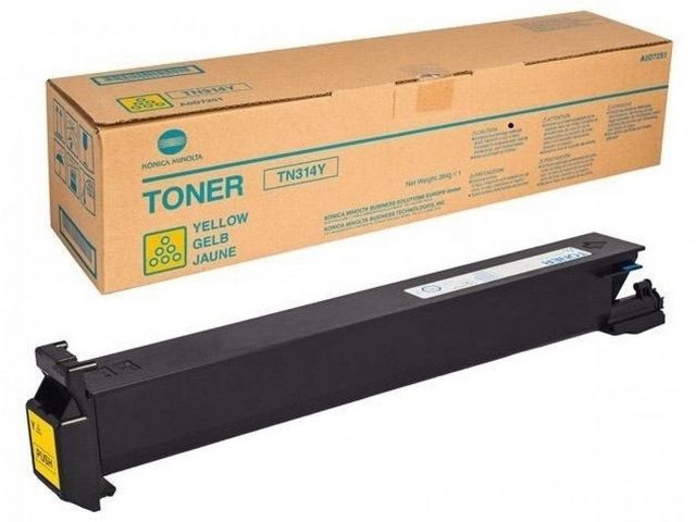 Konica Minolta Toner, TN-314Y, gul, A0D7251, st