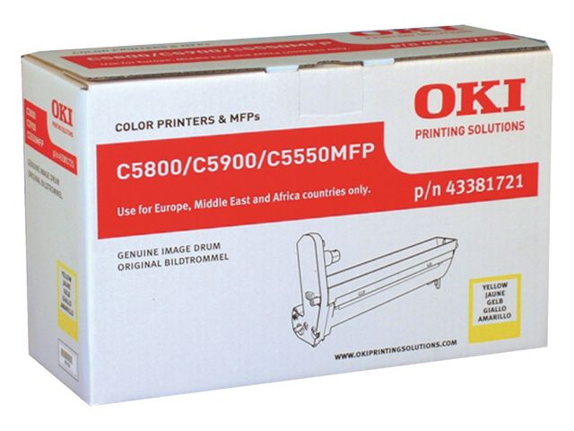 OKI Trumma 43381721 gul, st