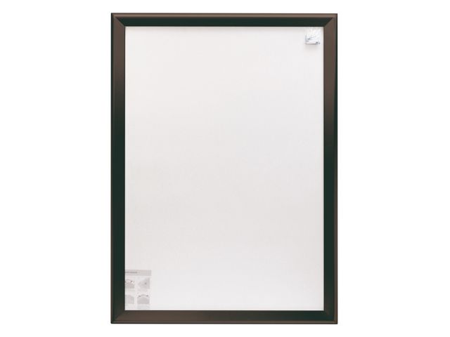 Väggram 70x100cm alu.profil 45mm svart, st