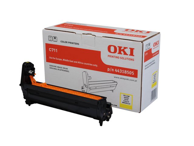 OKI Trumenhet, gul, 44318505, st