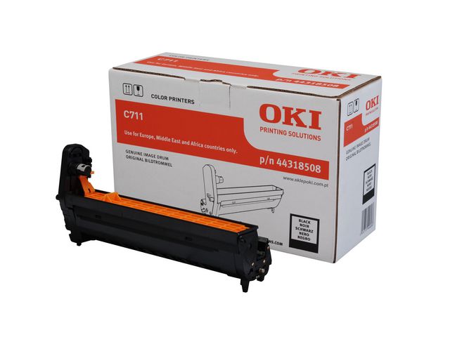 OKI Trumenhet, svart, 44318508, st