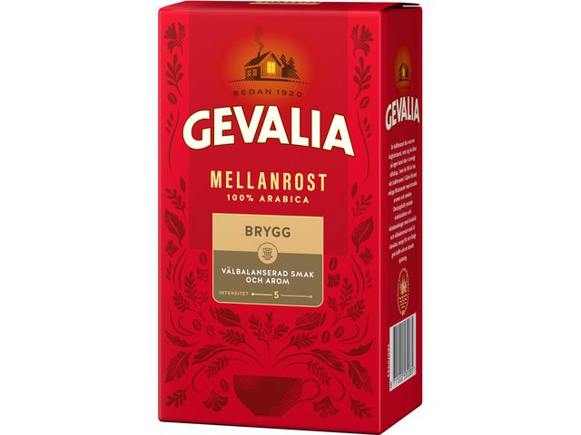 GEVALIA Kaffe mellanrost brygg 450g, fp om 450 g
