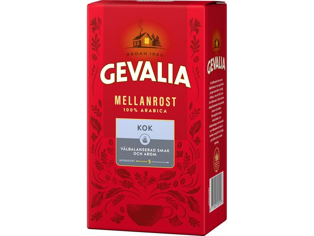 GEVALIA Kaffe Kok Mellanrost 450g, fp om 450 g