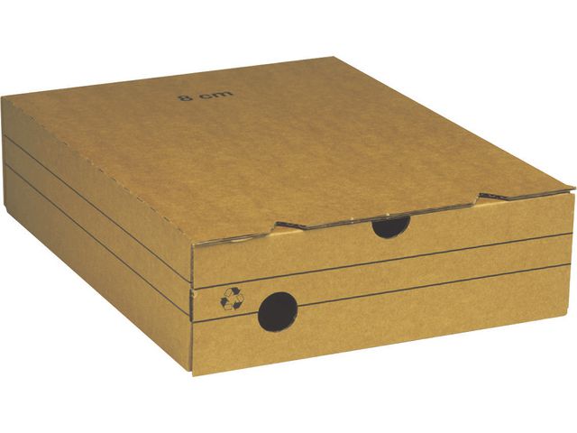 Arkivkartong Miniwell, A4, 80x325x240 mm, st