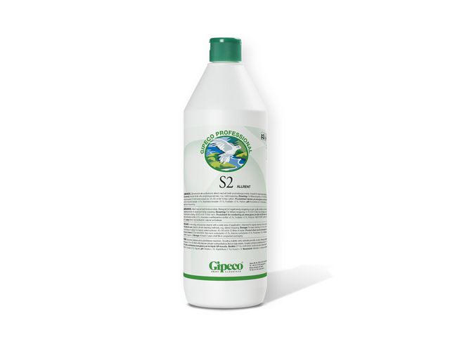 GIPECO Rengöringsmedel, S2 allrent, flytande, persika, 1L, st