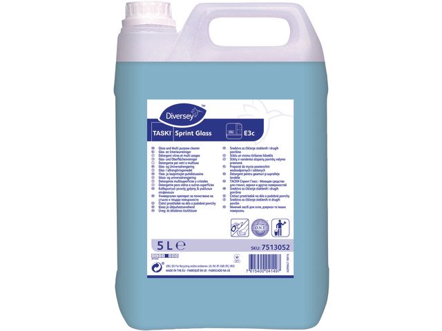 Taski Fönsterputs Sprint Glass E3c rengörare 5l, st