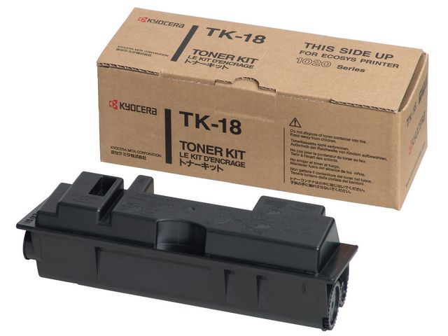KYOCERA Toner, 18, svart, singelförpackning, 0T2FM0EU, st
