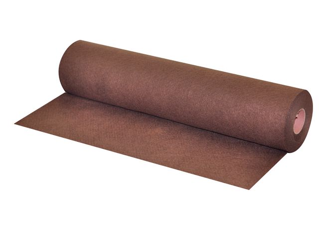 PLAYBOX Dekorationsfilt 45cmx5m brun, rulle om 5 m