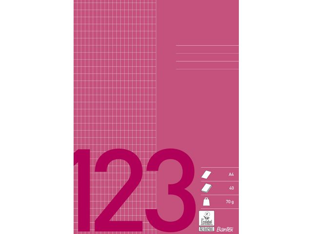 Bantex Räknehäfte A4 5x9mm rutat, st