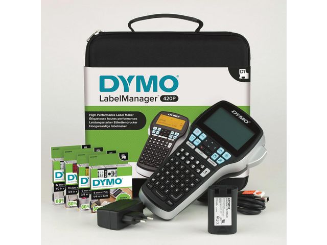Dymo Märkmaskin LM420P Kit, st