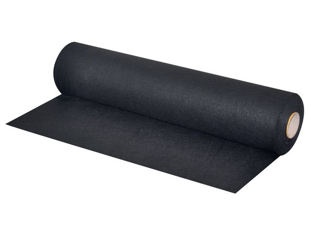 PLAYBOX Dekorationsfilt 45cmx5m svart, rulle om 5 m
