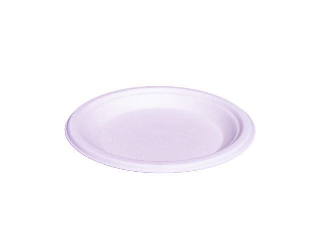 Tallrik Bagasse BIO 15,5 cm, fp om 50 st