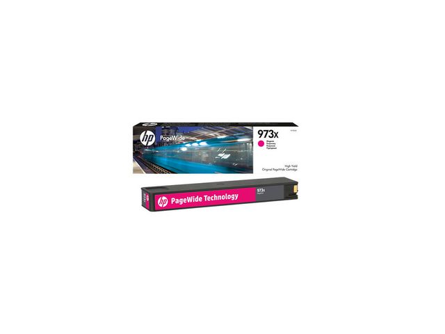 HP PageWide 973X bläckpatron, magenta, singelförpackning, hög kapacitet, st