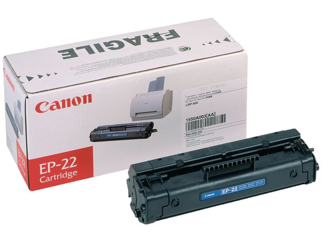 Canon Toner, EP-22, 1550A003, svart, singelförpackning, st