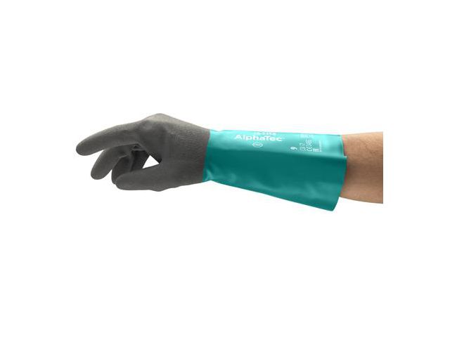 ALPHATEC Kemikaliehandske 58-353B 10, par 2 st