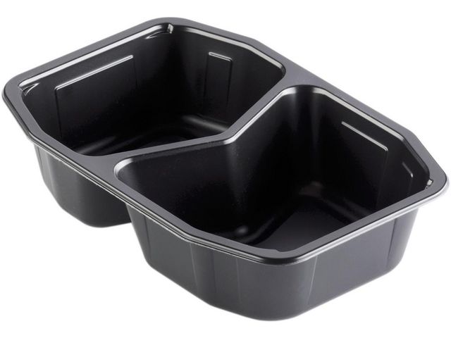 Duniform 2-f PP 940ml Svart, fp om 312 st
