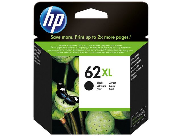 HP Bläckpatron C2P05AE 62XL Svart, st