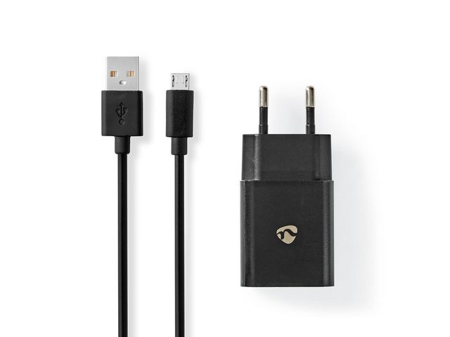 NEDIS Laddare Vägg 2.1 A Micro-USB S, st