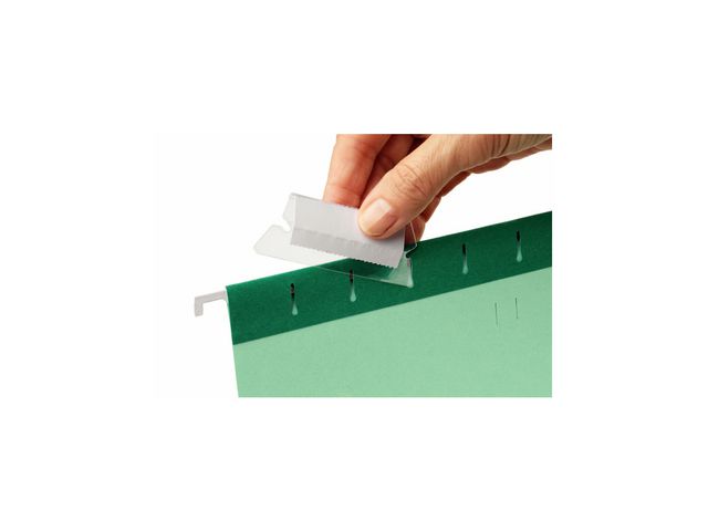 Pendaflex Instick till rubrikhållare, 100-pack, vit, fp om 100 st
