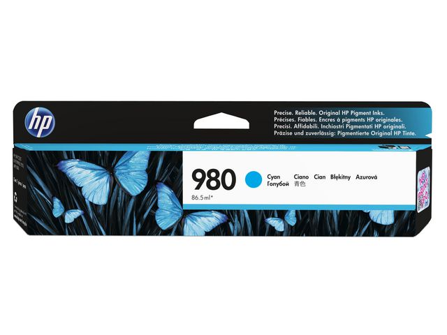 HP Bläckpatron D8J07A 980 Cyan, st