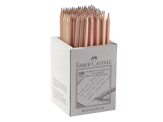 Faber-Castell Blyertspenna opolerad HB 100/FP, fp om 100 st