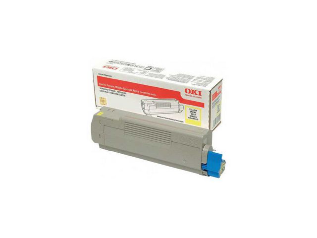 OKI Toner 46443101 Gul, st