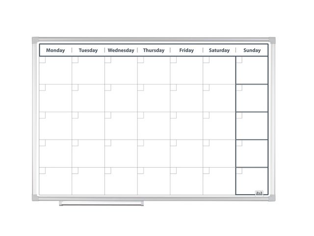 2X3 The Boards' Company Tavla 2x3 veckoplan/Universal 90x60cm, st
