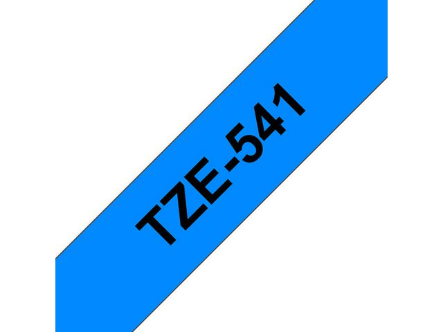 Brother Tape TZE541 18mm svart på blå, st