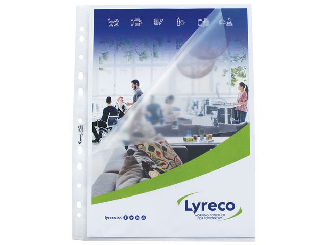 Lyreco Plastficka A4 0,08, fp om 25 st