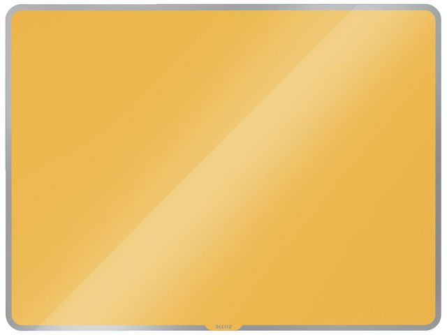 Leitz Magnetisk whiteboard glas 80x60cm gul, st
