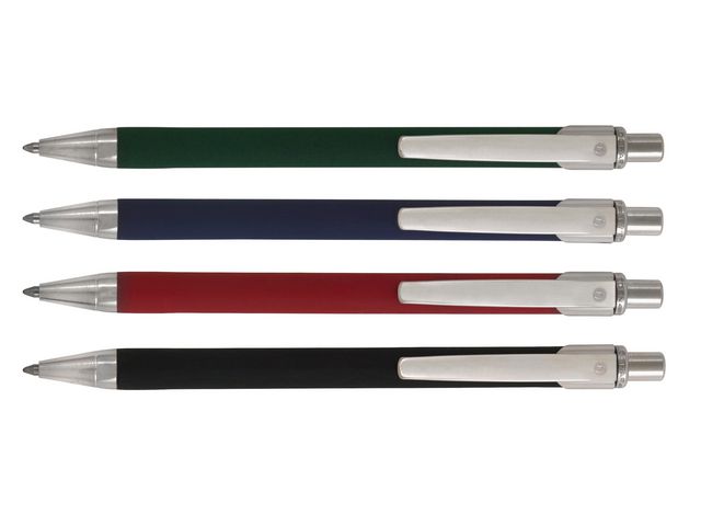 BALLOGRAF Kulpenna Rondo Soft 0,7 sorterade färger blått bläck, st