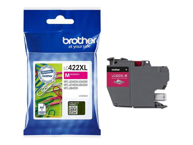 Brother Bläckpatron LC422XLM Magenta, st