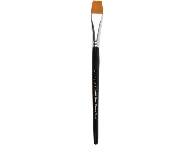 Syntetpensel Gold Line flat nr.16 6/fp, fp om 6 st