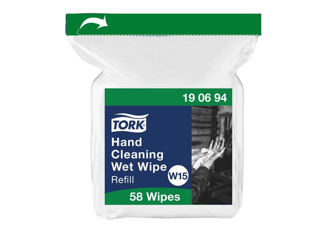 Tork Refill våtduk Pre W15 Yta, fp om 58 st