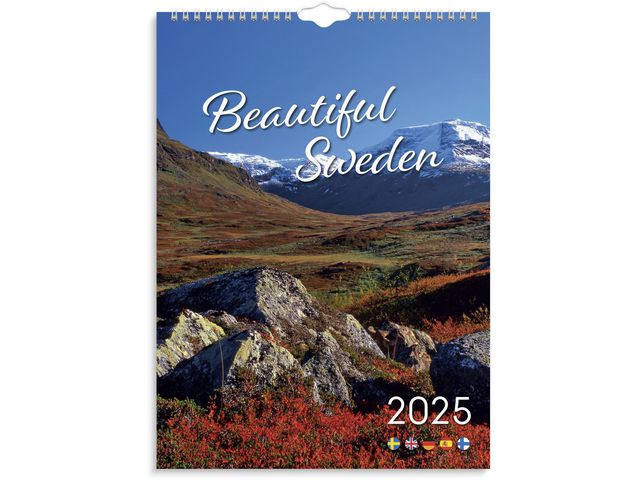Burde Väggkalender 2025 Beautiful Sweden, st