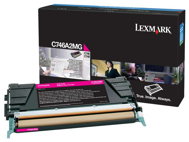 Lexmark Toner C746A1MG magenta, st