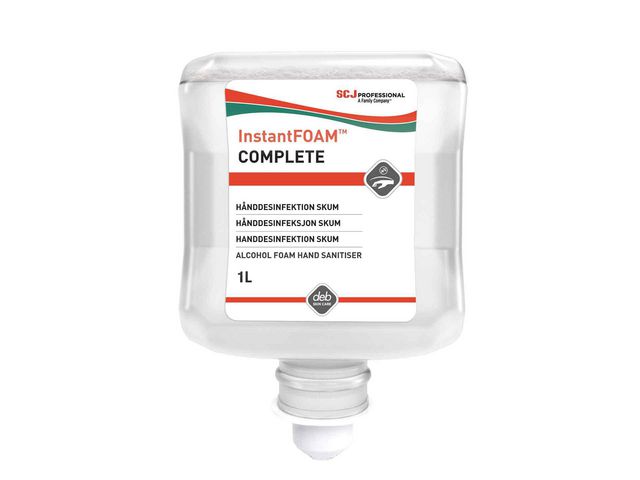 SC Johnson PPROFESSIONAL Handdesinfektion InstFoam Com 1l, flaska om 1 l