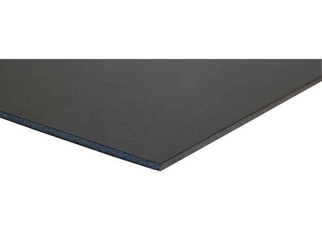 Kapaplattor 5mm svart/svart 50x70 cm, st